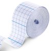 Non-Woven Cover Stretch Tape Non-Woven Adhesive Bandages Breathable Cohesive Wrap Bandages Protective Stretch Bandage Roll Film (2 Inch x 15 Yard)