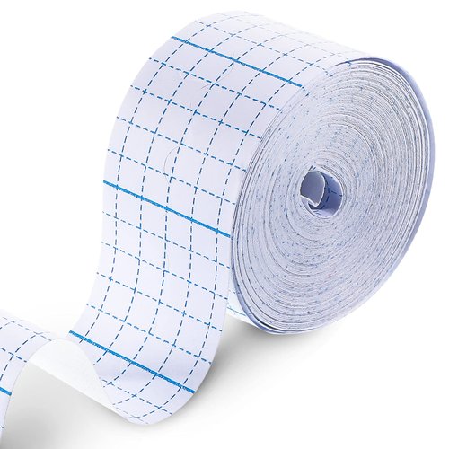 Non-Woven Cover Stretch Tape Non-Woven Adhesive Bandages Breathable Cohesive Wrap Bandages Protective Stretch Bandage Roll Film (2 Inch x 15 Yard)