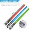 Novelty Place Inflatable Light Saber Sword Toys Set for Kids Party Favors, 30 Inches (Pack of 6)