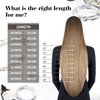 Moresoo Clip in Hair Extensions for Women Darkest Brown Mixed with Chestnut Brown Balayage Human Hair Clip Ins 18Inch Hair Extensions for Women Clip in Brown 7pcs 120G