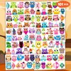 101 PCS Owl Night Birds Temporary Tattoos Themed Birthday Party Decorations Favors Supplies Decor Cute Wisdom Kawaii Intelligent Tattoo Stickers Gifts For Game Boys Girls Classroom School Prizes
