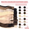 Vlasy Ponytail Extension Human Hair,20inch 80g Pony Tails Extensions Human Hair,Clip in Wrap Around Real Human Hair Ponytail Extensions,Long Straight Hair Extensions Ponytail(P16/22)