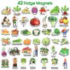 42PCS Foam Fridge Magnets for Toddlers, Farm Toddler Magnets Toys, Fridge Magnets for Kids, Refrigerator Magnets for Kids, Magnets for Kids on Fridge, Baby Toddler Magnets for Refrigerator