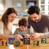 Woodemon Wooden Puzzles for Adults Bedside Lamp, 3D Puzzles for Adults Nightlight, DIY 3D Wood Puzzles Adults Kids Birthday Anniversary Family Games (Dragon's Library)