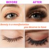 Mink Lashes 3D 18mm Natural Cat Eye Lashes Reusable Long Eyelashes for Daily Eye Makeup False Eyelashes 2 Pairs-LINGSTAR (YM1090-Iris)