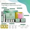 Hind Herbal Set of 32 Premium Lash Lift Kit, Curling Eye Lash Perm Lift Kit with Eye Lash Growth Serum, Perm Lotions, Eye Gel Patches, Glue, Mascara Brushes, Cotton Swabs and Size Lift Pads