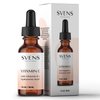 Svens Skincare Vitamin C Serum – Anti Aging Face Skin Serum with Hyaluronic Acid, Vitamin E, Aloe – Brightening Serum for Dark Spots, Even Skin Tone, Eye Area, Fine Lines & Wrinkles, 1 Fl Oz