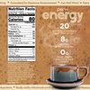 Perk Energy Original Tan Mocha Latte Flavored Drink Powder (20 Servings) - Gluten-Free, Peanut-Free, Soy-Free