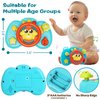 Qumiimet Steering Wheel Toy Baby Boy Learning Toys 6-12 Months Old Toys,6 7 8 9 Month Old Baby Boy Toys,Interactive Baby Toys for 1 Year Old,Kids Driving Steering Wheel Toys for Toddlers 1-3