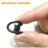 2 Pack Replacement Coil Acoustic Tube for Motorola Kenwood Two Way Radio Earpiece Police Headset Clear Earpiece Tube with Earmold R+L