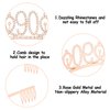 YARIEW Rose Gold Crown + 90 & Fabulous Birthday Sash + Pearl Pin Set, Elegant 90th Birthday Decorations and Gifts for Her