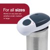 Zyliss EasiCan Electronic Can Opener - Electric Can Opener - Automatic, Smooth Edge Can Opener - Kitchen Tool & Gadget for Seniors & Arthritic Adults - Gray/White
