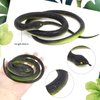 Darovly 3Pcs Rubber Snakes Realistic Fake Snakes Rattlesnake- Garden Props to Keep Birds Away-Scare Birds and Squirrels for Gag Toys Pranks Party Favors Halloween Decoration