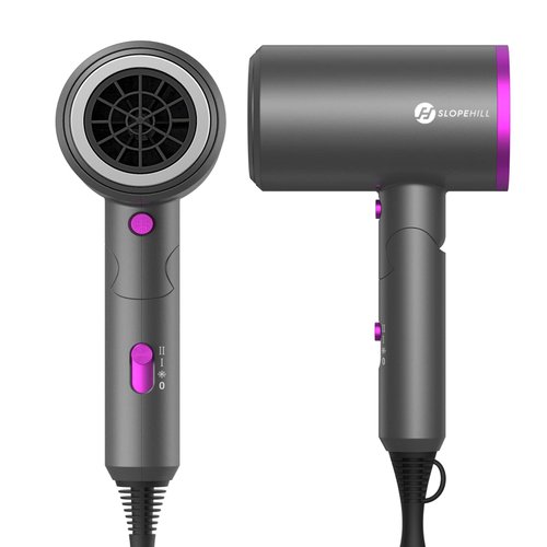 Hair Dryer, slopehill (Safety Upgraded) 1800W Professional Ionic Hairdryer for Hair Care, Powerfu...