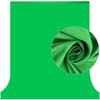 Aimosen 10 X 7 FT Green Screen Backdrop for Photography, Virtual GreenScreen Background Sheet for Zoom Meeting, Cloth Fabric Curtain for Party Decor