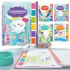 Kawaqiwa Paint with Water Books for Toddlers, Watercolor Painting Paper for Kids Ages 4-6-8-12, Art Craft Gift for Drawing with Brush Travel Activities (Ocean Adventure)