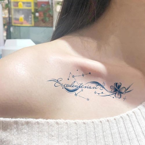 Oottati 2 Sheets Tiny Fake Semi Permanent Waterproof Temporary Tattoos Stickers 100% Plant-Based ...