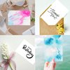 50 Sheets Blank Watercolor Cards, 4x6 Inch White Blank Cards Watercolor Greeting Watercolor Paper Cards for Invitations Painting Notes Wedding