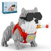 Cute Animal Bully Pitbull Micro Mini Building Blocks Kit, Mini Dog Micro Bricks Building Toys for Adults, Boys Girls, Party Favors for Kids 8-14, Christmas Birthday Gift, Carnival Prizes (998 PCS)