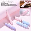 3 Pcs Silicone Nail Brush,Pink Purple Blue Multifunction Nail Art Brushes,Reusable Silicone Jelly Beveled Head Nail Brushes For Lipstick Concealer Makeup Brush Stained Gradient Nail Design Nail Tools