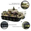 Cheerwing 1:72 German Tiger I Panzer Tank Remote Control Mini RC Tank with Rotating Turret and Sound