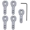5-Pack Hobbypark Metal 24T Aluminum Servo Horn M3 for Hitec Steering Arm RC Car Plane Parts