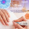 Blossom On the Mend Restoring Scented Portable Cuticle Oil Tube for Travel with Brush Tip, Infused with Real Flowers, 0.34 fl. oz/10ml, Honeysuckle
