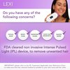 Spa Sciences - LEXI - Painless Permanent IPL Hair Removal System - FDA Cleared with 999,999 flashes, Auto Flash, and Skin Sensor