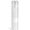 Lip Balm Containers Round Tubes,0.15 oz Made in USA, 100% BPA Free, with Clear Caps For Lipstick, homemade Lip Balms.clear (12 pack)