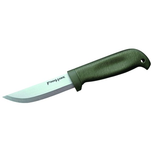 Cold Steel 20NPKZ Finn Hawk 4" Fixed Blade Knife, Grey/Silver
