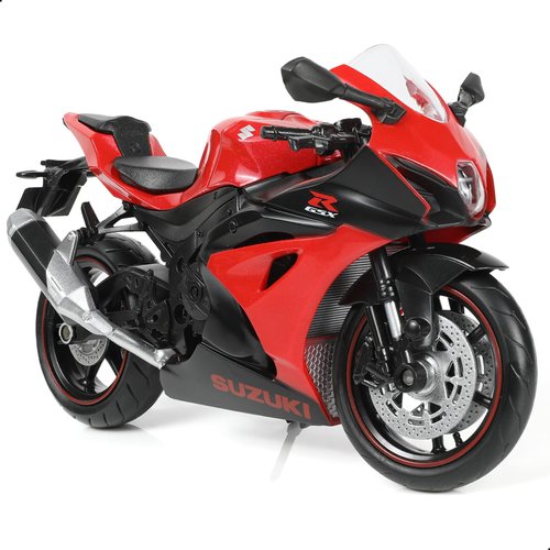 Risopen Compatible for 1:12 Suzuki GSX R1000R Motorcycle Model Toy Mini Alloy Metal Diecast Motorcycle Model Red Motorcycle Model Toy Sport Motorcycle Racing Model Collection Gift for Adult