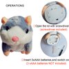 Himeeu Pet Talking Hamster Toy Animal Talking Toys Repeats What You Say Interactive Plush Toys for Boys and Girls