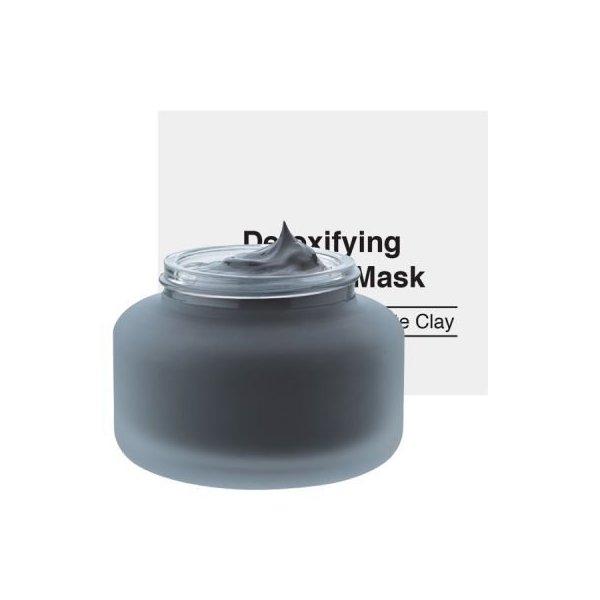 Jolie Detoxifying Charcoal Mask W/Kaolin and Bentonite Clay 1.6 oz.
