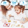 Torlam Phonics Puzzle, Rhyming Games Phonics Games Flash Cards for Kids Toddler, Learn to Read Spelling Reading Sight Words, Long Vowel Silent E Site Words for Preschool Kindergarten Homeschool