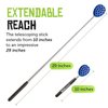 Cactus Scratcher Back Scratcher On A Big Stick, Retractable Backscratchers for Men, Women & Kids, One-Hand Itch-Relief Scratchers with Long Handle, Extendable to 29 Inches, Blue