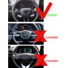 HIBEYO Paddle Shifter Extensions for Hyundai I30 Wagon N Line Veloster KONA N Elantra Avante GT N-line CN7 2019-2023 Metal Steering Wheel Paddle Shifter Trim Cover Decoration Accessories-Blue