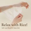 I'm from Rice Sheet Mask Pack of 5, 60% Korean Rice Face Mask, Creamy Hydration for Dry, Combination Skin, Moist, Milky Essence, Biodegradable, Vegan, Hypoallergenic, 20ml