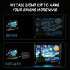 RORLINY LED Light Kit for Lego 21333 Vincent Van Gogh - The Starry Night Building Kit, Lighting Set Compatible with Lego 21333-Remote Control Version (Lights Only, No Lego Models)