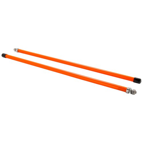 Black Boar Camco Black Boar ATV/UTV Snow Plow Marker Kit | Features a High Visible Florescent Orange Color & Designed with High-Density Polyethylene with Flexible Vinyl End Caps | 18-Inches (66029)