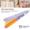 Hair Straightener, Hair Straightener and Curler 2 in 1, Mini Bangs Hair Straightener Beauty Flat Iron Heating Curler Ceramic Tourmaline Ionic Flat Iron Hair Straightener ()