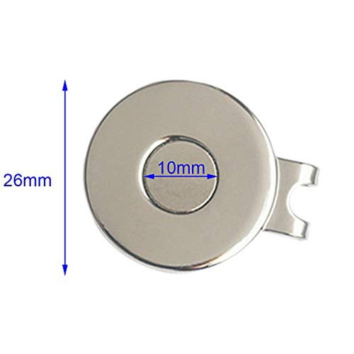 PINMEI Crystal Golf Ball Markers Golf Hat Clips Sets Pack of 2 (PINEAPPLE CART`)