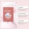 Ueseinl Deep Collagen Lifting Mask Overnight Bio-Collagen Jelly Gel Mask, Hydration Bio Collagen Overnight Hydrogel Face Mask, for Glass Glow Skin, Firming, Moisturizing and Evens Skin Tone, 4PCS