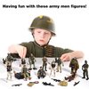 XDUOYJOY Military Toys with 12 Realistic Army Men Action Figures and Weapon Gear Accessories, Army Toys Soldiers for Boys Girls Gift