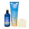 Bath & Body Works Aromatherapy Sea Soul Refreshing JASMINE EUCALYPTUS 2 Piece Set - Body Cream and Essential Oil Mist - with a Natural Oats Bar Soap - Full Size