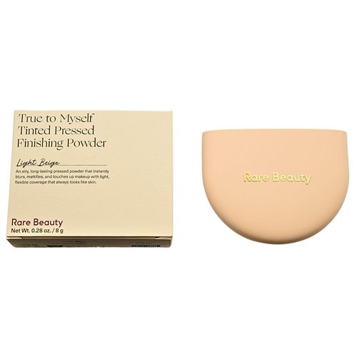 Rare Beauty True to Myself Tinted Pressed Talc-Free Finishing Powder - Light Beige - Light Medium with Neutral Peach Undertone