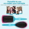 2Pcs Paddle Hair Brush, Wet & Dry Detangling Paddle Brush Set for Women Men, Straight and Smooth Soft Touch (Gradient Blue Red)