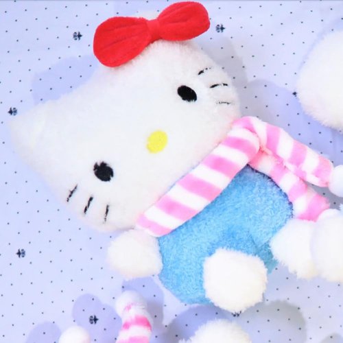 Kawaii Kitty Plush Toys 8IN, Removable Scarf, Lovely Christmas Cinnamonroll Kuroumi Anime Plush Stuffed Animals Doll, Soft and Cute Cartoon Stuffed Plush Toys for Kids, Fans, Collectors Home Decor