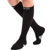 5XL Plus Size Mojo Compression Socks – X-Extra Wide Calf & Ankle - Knee length, 20-30mmHg, , Black – XXXXX-L Sports Compression Stockings