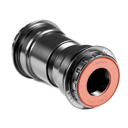 Wheels Manufacturing Press Fit 30 to Outboard Bottom Bracket with ABEC 3 Bearings, Black, SRAM 24/22mm Spindle
