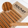 HAICHER Brown Lash Extensions 03 05 07 C D Curl 8-16mm Mixed, Colored Lash Trays for Eyelash Extension (Light Brown, 0.05 D 8-16mm)